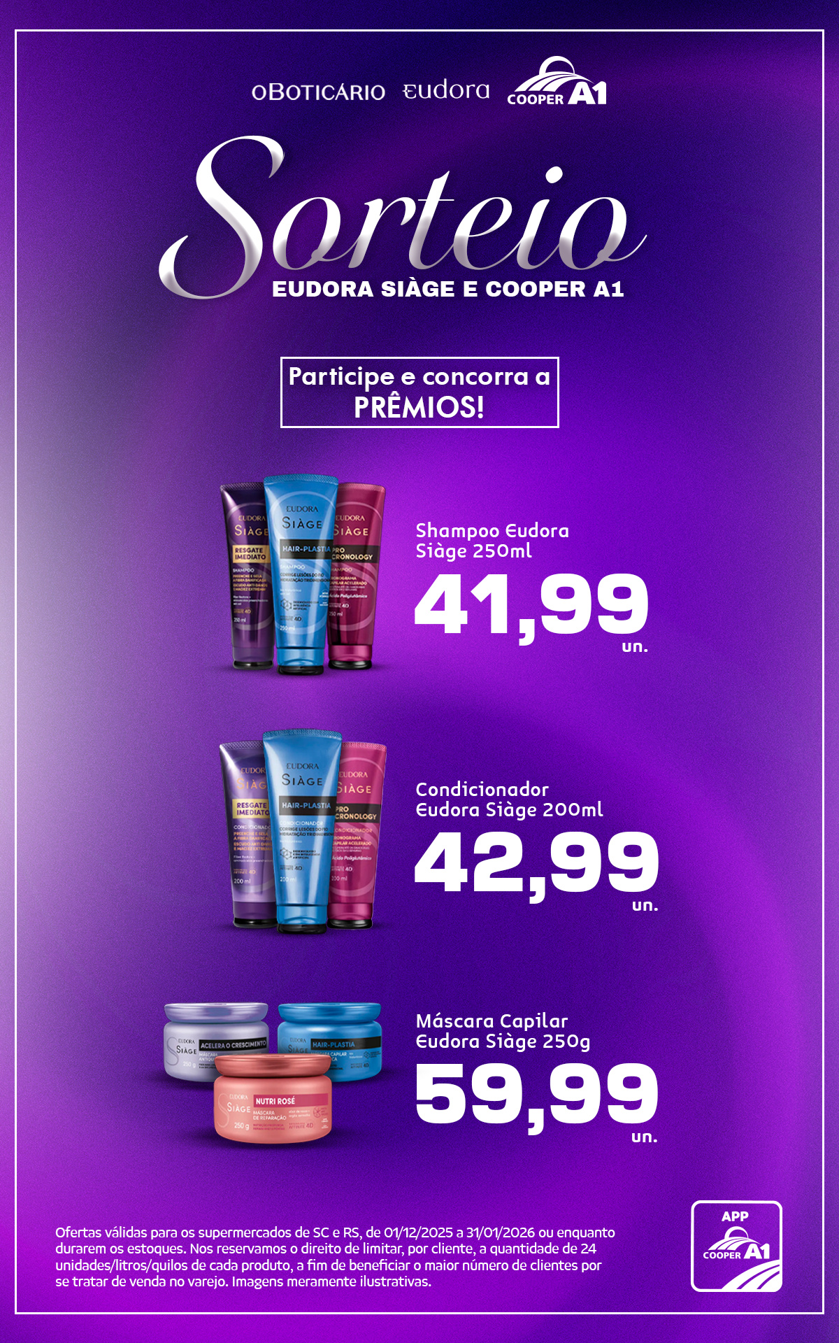 Ofertas Eudora Si&agrave;ge