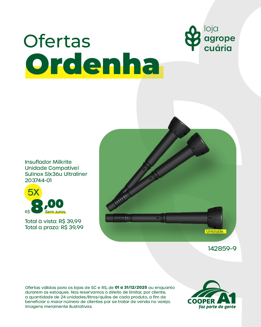 Ofertas Ordenha