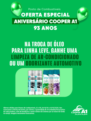 93 anos - Oferta Especial Posto de Combust&iacute;veis