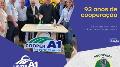 INFORMATIVO A1 04.10.25: 92 anos de cooperação