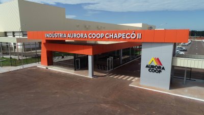  A Aurora Coop inaugura uma das maiores e mais avançadas indústrias de processamento de carnes do Brasil (Foto: divulgação). 