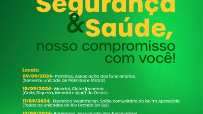 Programação das unidades