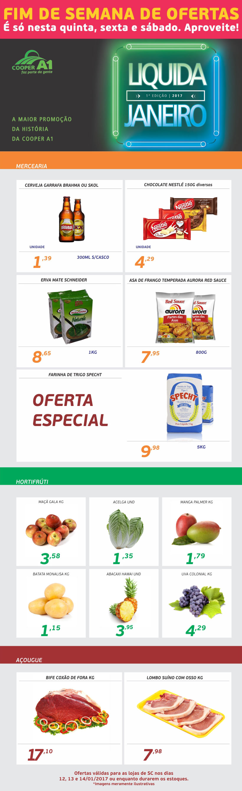 Fim de Semana de Ofertas | Dias 13 e 14/01