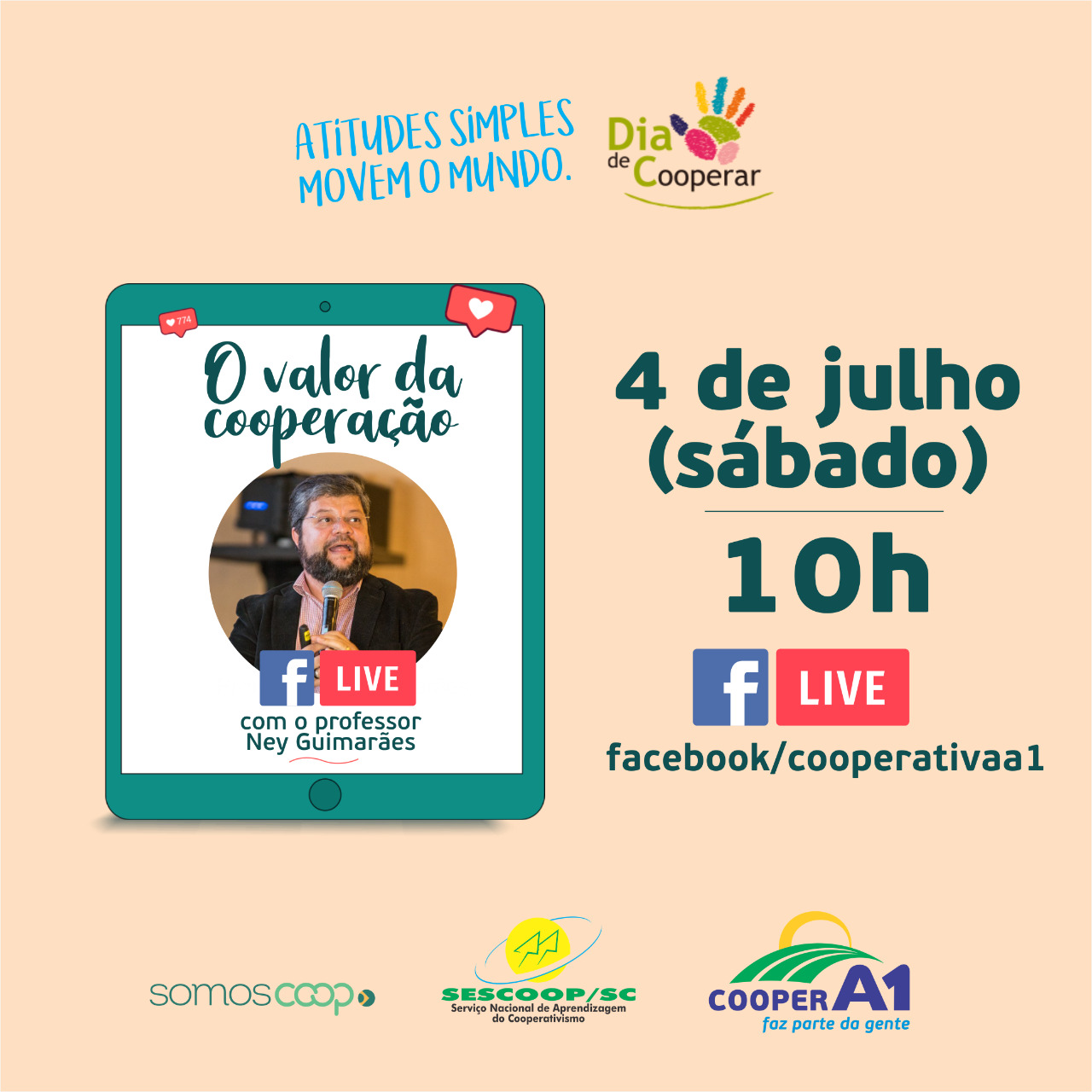 DIA C DE COOPERAR: Cooper A1 lança neste domingo a campanha “Doe leite, doe amor”