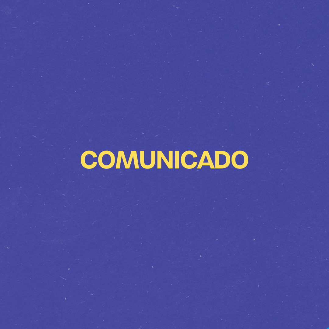 COMUNICADO: Feriado de 31 de outubro