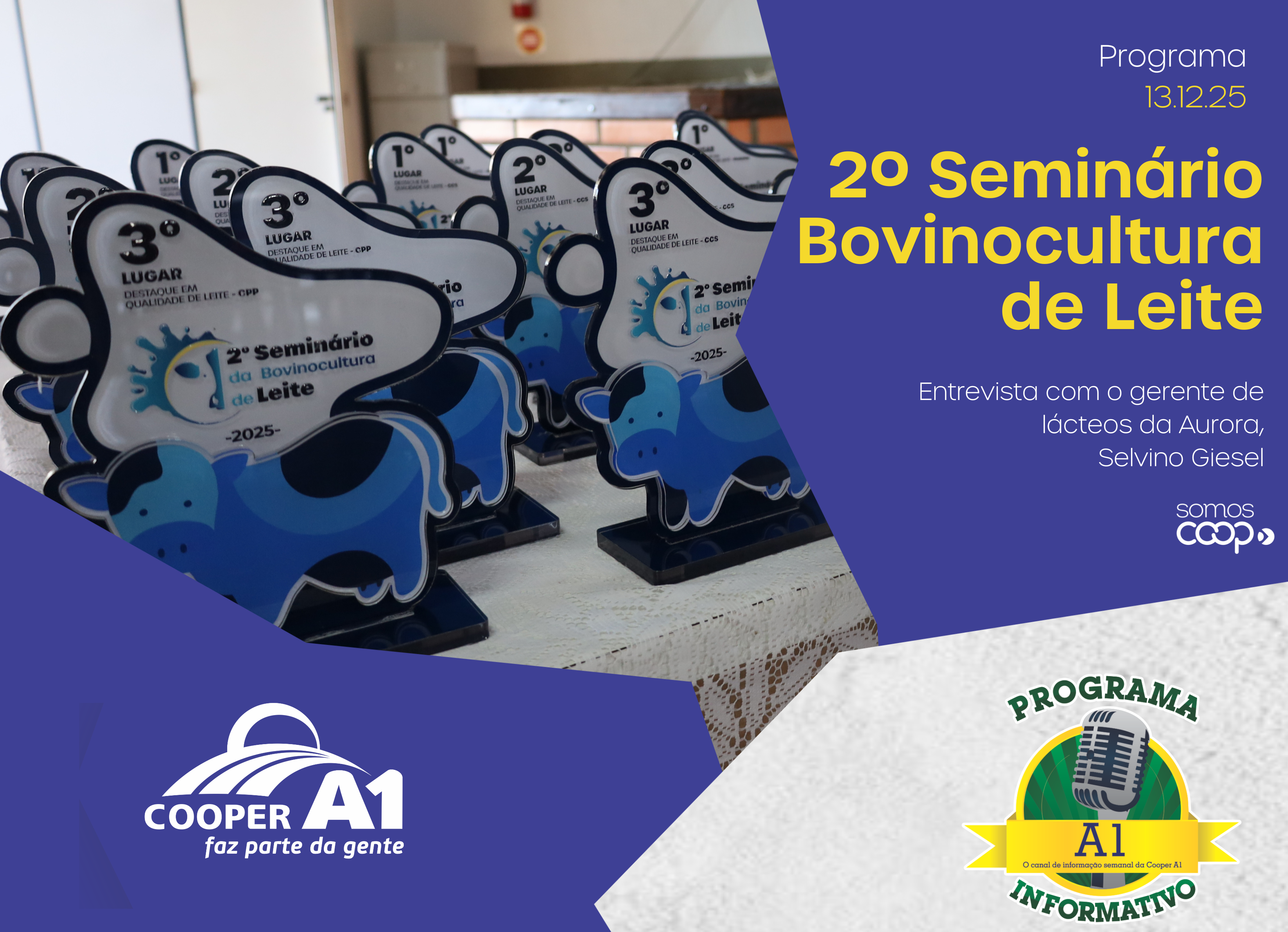INFORMATIVO A1 13.12.25: 2º Seminário da Bovinocultura de Leite 