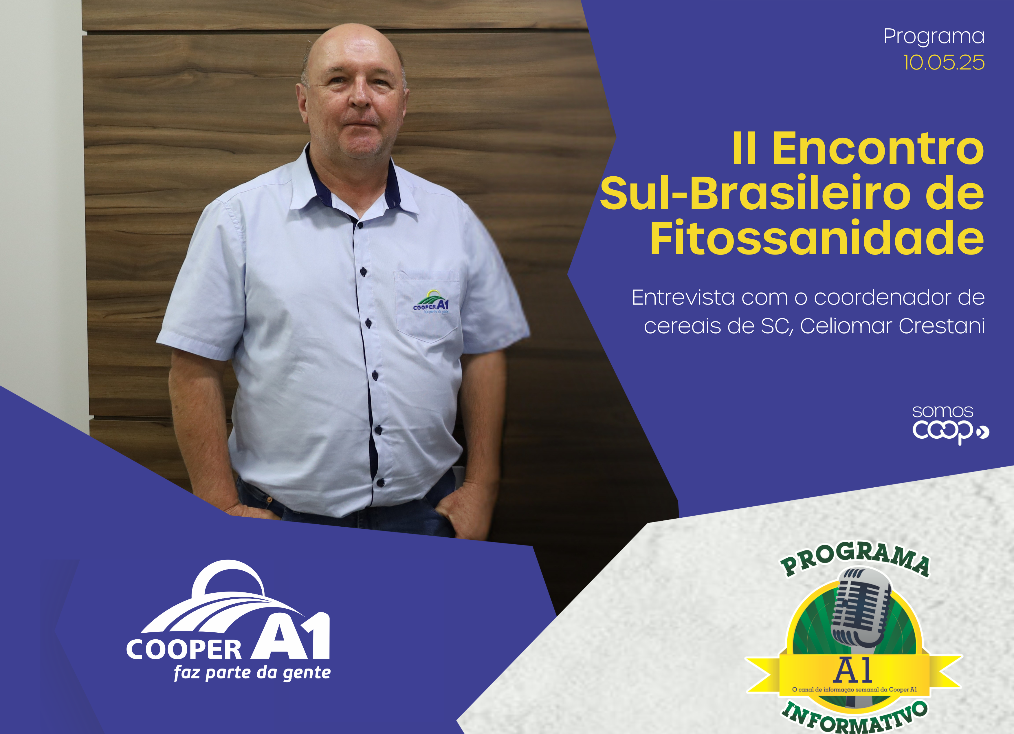 INFORMATIVO A1 10.05.25: II Encontro Sul Brasileiro de Fitossanidade